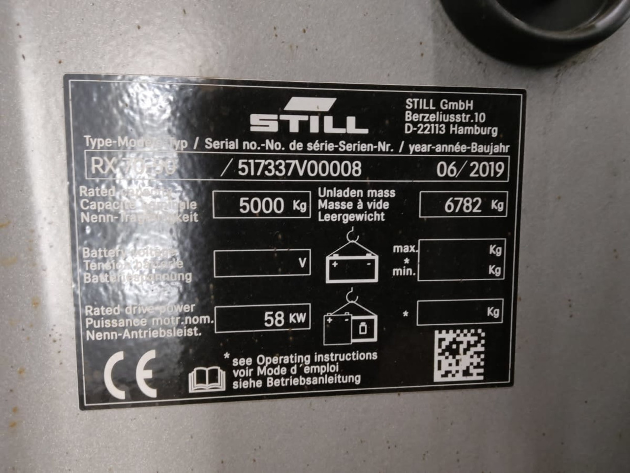 STILL RX70-50T - LPG 지게차 : 사진 2 STILL RX70-50T - LPG 지게차 : 사진 2