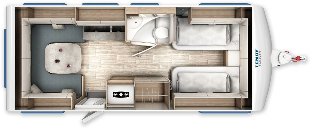 Fendt Tendenza 550 SG 2026 Safety 2000kg +++ - 캐러밴 : 사진 2 Fendt Tendenza 550 SG 2026 Safety 2000kg +++ - 캐러밴 : 사진 2