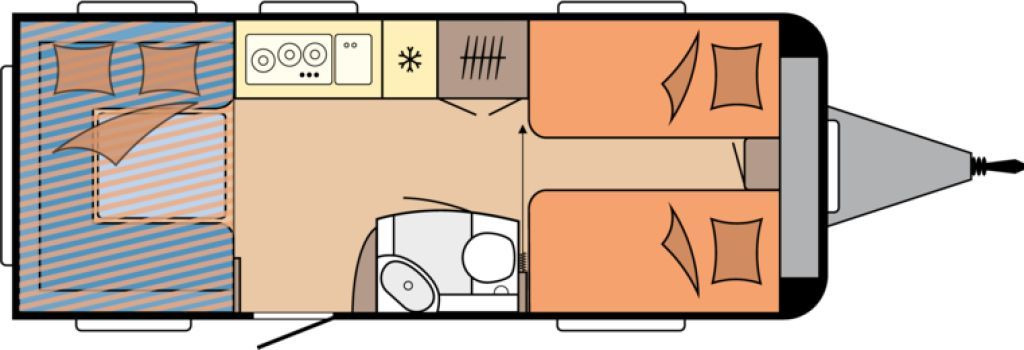 Hobby De Luxe 515 UHL 2000kg. Backofen, Dunsthaube + - 캐러밴 : 사진 2 Hobby De Luxe 515 UHL 2000kg. Backofen, Dunsthaube + - 캐러밴 : 사진 2