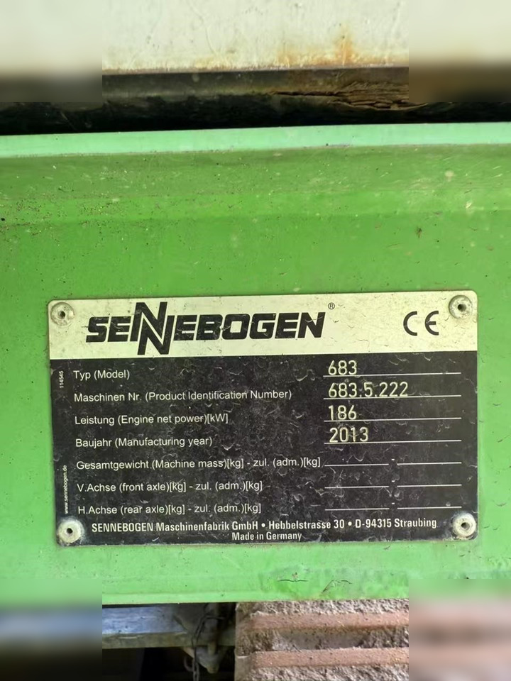 2013 SENNEBOGEN 683 - 크롤러 크레인 : 사진 3 2013 SENNEBOGEN 683 - 크롤러 크레인 : 사진 3