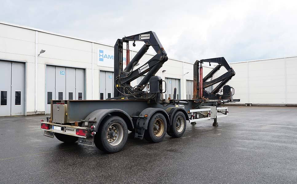 Hammar 160 HS, Sideloader, 33 tonnes SWL (20'-40') - 컨테이너 운반 장치/ 스와프 보디 세미 트레일러 : 사진 2 Hammar 160 HS, Sideloader, 33 tonnes SWL (20'-40') - 컨테이너 운반 장치/ 스와프 보디 세미 트레일러 : 사진 2