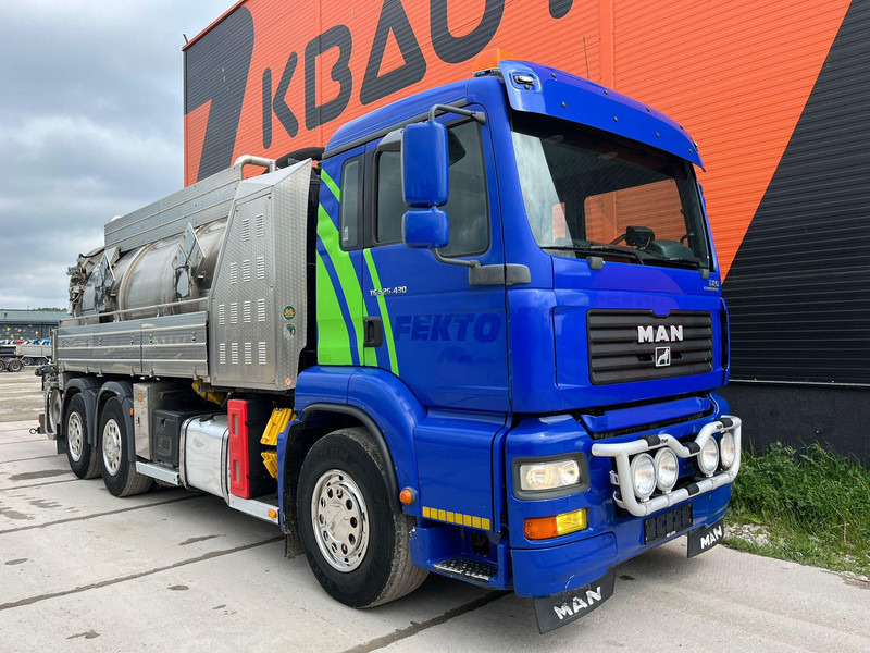 MAN TGA 26.430 6x2*4 TANK 13700 l / VACUUM MORO PM200R - 2283 hours / PRESSURE Pratissoli KF38 - 40 l/min - 150 bar - 진공 흡입 트럭 : 사진 3 MAN TGA 26.430 6x2*4 TANK 13700 l / VACUUM MORO PM200R - 2283 hours / PRESSURE Pratissoli KF38 - 40 l/min - 150 bar - 진공 흡입 트럭 : 사진 3