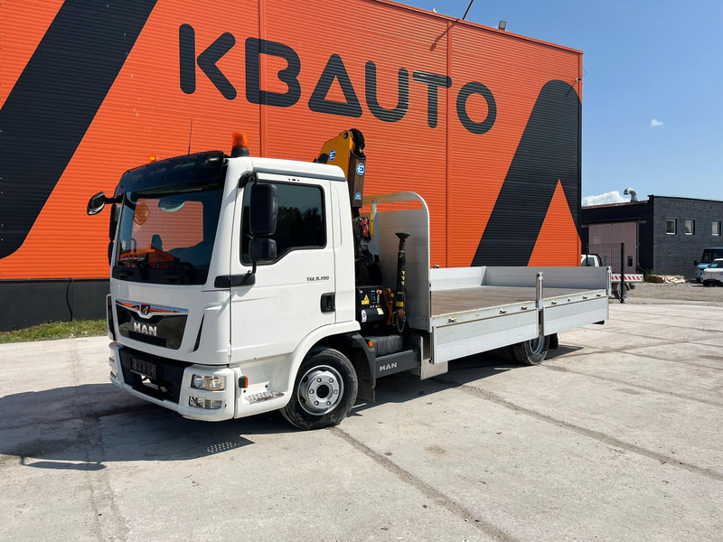 MAN TGL 8.190 4x2 EFFER 80.2/2S / PLATFORM L=5250 mm - 드롭사이드/ 플랫베드 트럭, 크레인 트럭 : 사진 2 MAN TGL 8.190 4x2 EFFER 80.2/2S / PLATFORM L=5250 mm - 드롭사이드/ 플랫베드 트럭, 크레인 트럭 : 사진 2