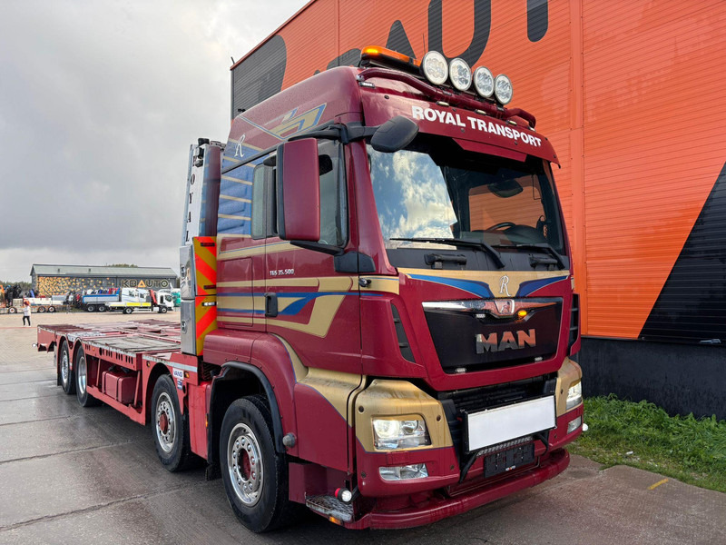 MAN TGS 35.480 8x4H-6 HYDRODRIVE / PLATFORM L=9160 mm / WINCH - 자동 운반 장치 트럭 : 사진 4 MAN TGS 35.480 8x4H-6 HYDRODRIVE / PLATFORM L=9160 mm / WINCH - 자동 운반 장치 트럭 : 사진 4