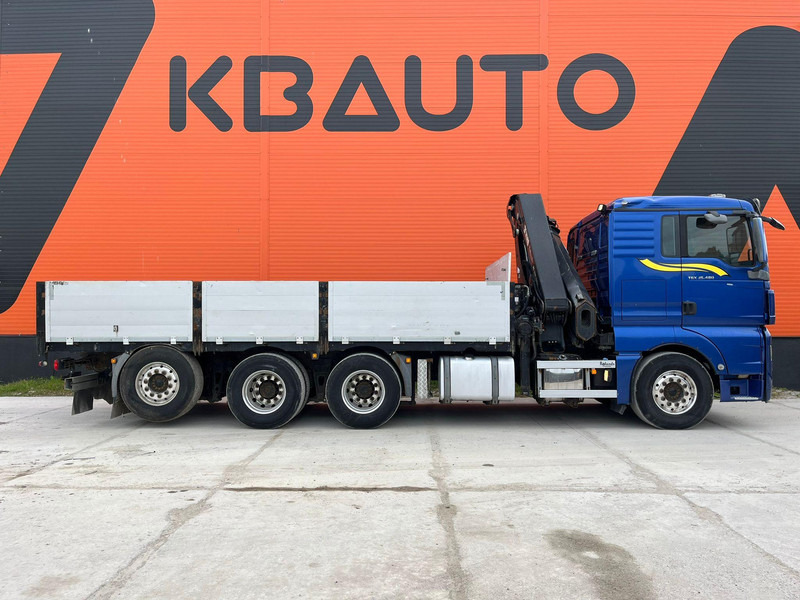 MAN TGX 35.480 8x4*4 HIAB 288E-7 / PLATFORM L=6397 mm - 드롭사이드/ 플랫베드 트럭, 크레인 트럭 : 사진 5 MAN TGX 35.480 8x4*4 HIAB 288E-7 / PLATFORM L=6397 mm - 드롭사이드/ 플랫베드 트럭, 크레인 트럭 : 사진 5