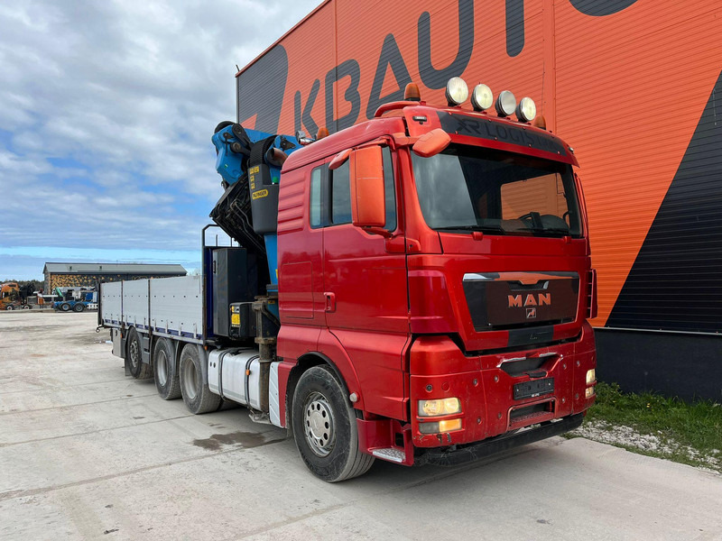 MAN TGX 35.480 8x4*4 PK 65002 + JIB / PLATFORM L=6800 mm - 드롭사이드/ 플랫베드 트럭, 크레인 트럭 : 사진 4 MAN TGX 35.480 8x4*4 PK 65002 + JIB / PLATFORM L=6800 mm - 드롭사이드/ 플랫베드 트럭, 크레인 트럭 : 사진 4
