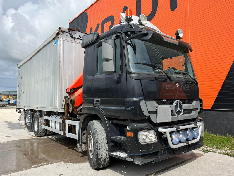 Mercedes-Benz Actros 2536 6x2*4 PK18002 / BOX L=6965 mm - 드롭사이드/ 플랫베드 트럭, 크레인 트럭 : 사진 3 Mercedes-Benz Actros 2536 6x2*4 PK18002 / BOX L=6965 mm - 드롭사이드/ 플랫베드 트럭, 크레인 트럭 : 사진 3