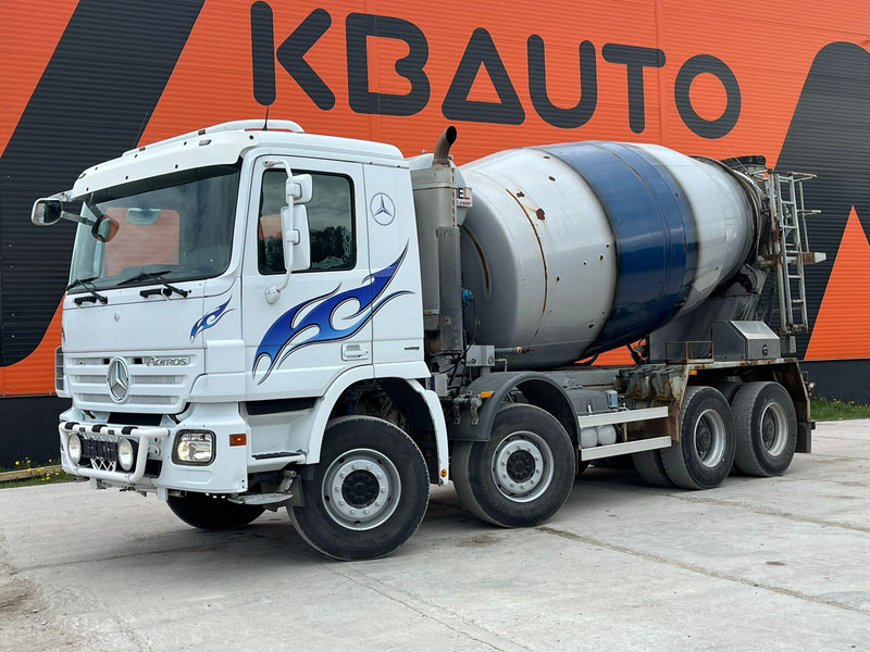 Mercedes-Benz Actros 3241 8x4 MSM 9M 10m3 / FULL STEEL / HUB REDUCTION / CHUTE - 콘크리트 믹서 트럭 : 사진 1 Mercedes-Benz Actros 3241 8x4 MSM 9M 10m3 / FULL STEEL / HUB REDUCTION / CHUTE - 콘크리트 믹서 트럭 : 사진 1