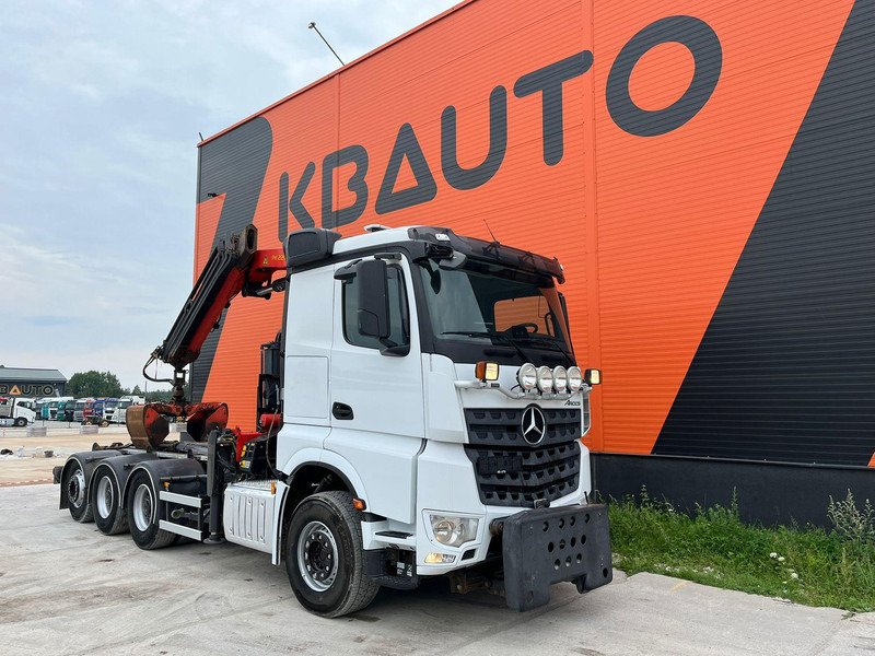 Mercedes-Benz Arocs 3242 8x4 PK22002 / RETARDER / SNOW PLOW EQUIPMENT / GRAPPLE - 후크 리프트 트럭, 크레인 트럭 : 사진 4 Mercedes-Benz Arocs 3242 8x4 PK22002 / RETARDER / SNOW PLOW EQUIPMENT / GRAPPLE - 후크 리프트 트럭, 크레인 트럭 : 사진 4