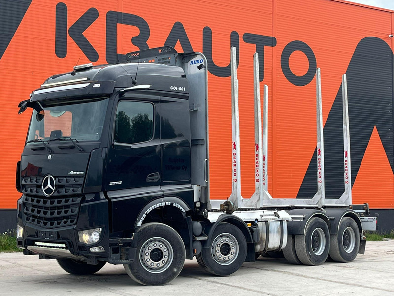 Mercedes-Benz Arocs 3263 8x4 FULL STEEL - 목재 트럭, 크레인 트럭 : 사진 1 Mercedes-Benz Arocs 3263 8x4 FULL STEEL - 목재 트럭, 크레인 트럭 : 사진 1