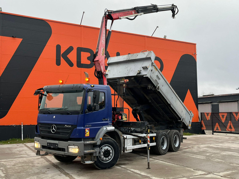 Mercedes-Benz Axor 2633 6x4 FASSI F110AK22 / BOX L=5040 mm - 덤프트럭, 크레인 트럭 : 사진 1 Mercedes-Benz Axor 2633 6x4 FASSI F110AK22 / BOX L=5040 mm - 덤프트럭, 크레인 트럭 : 사진 1