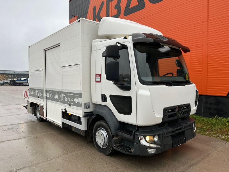 Renault D12 4x2 WORKSHOP ON WHEELS / FASSI M30A.13 / BOX L=4459 mm - 드롭사이드/ 플랫베드 트럭, 크레인 트럭 : 사진 3 Renault D12 4x2 WORKSHOP ON WHEELS / FASSI M30A.13 / BOX L=4459 mm - 드롭사이드/ 플랫베드 트럭, 크레인 트럭 : 사진 3