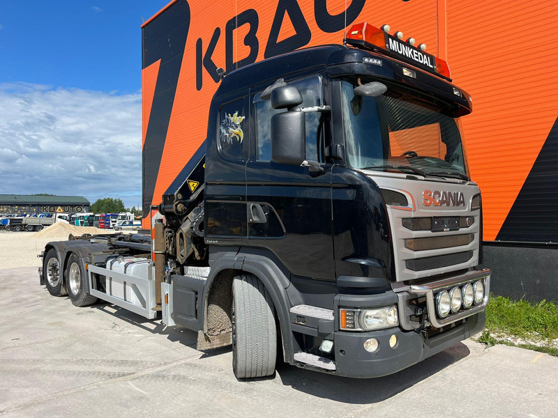 Scania G 440 6x2*4 PK22002 + JIB / PALFINGER 20 ton / L=5000 mm - 후크 리프트 트럭, 크레인 트럭 : 사진 4 Scania G 440 6x2*4 PK22002 + JIB / PALFINGER 20 ton / L=5000 mm - 후크 리프트 트럭, 크레인 트럭 : 사진 4