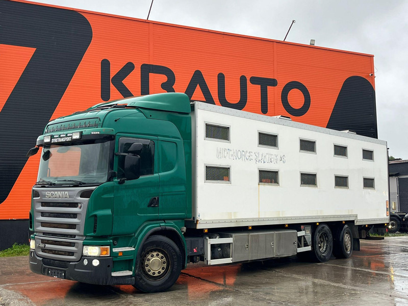 Scania G 480 6x2*4 BOX L=9212 mm / COOLANT LEAKAGE ON 3 RD CYLINDER - 가축 트럭 : 사진 1 Scania G 480 6x2*4 BOX L=9212 mm / COOLANT LEAKAGE ON 3 RD CYLINDER - 가축 트럭 : 사진 1