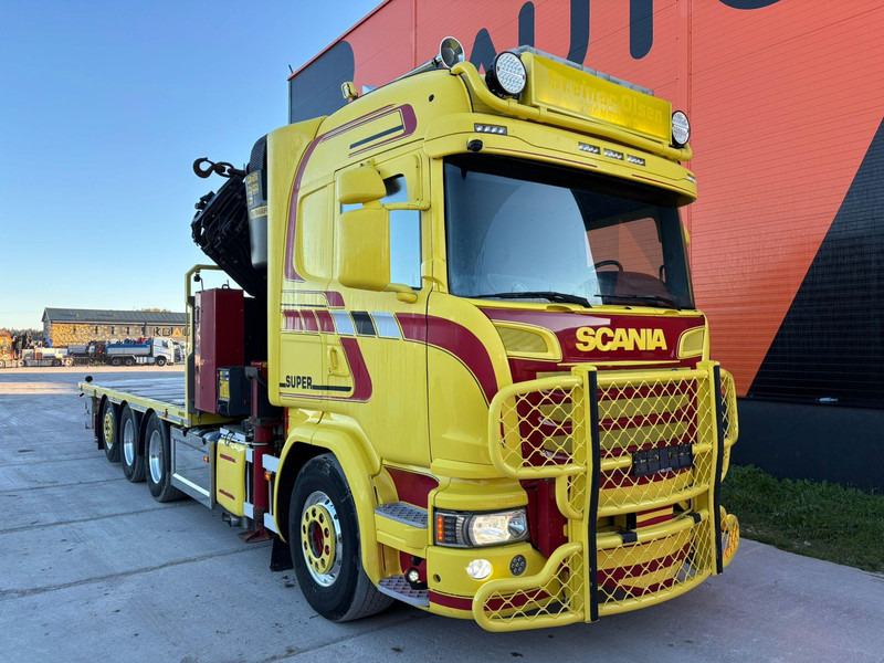 Scania G 490 8x4*4 PK 65002 SH / JIB CONNECTION / PLATFORM L=6301-7499 mm - 드롭사이드/ 플랫베드 트럭, 크레인 트럭 : 사진 4 Scania G 490 8x4*4 PK 65002 SH / JIB CONNECTION / PLATFORM L=6301-7499 mm - 드롭사이드/ 플랫베드 트럭, 크레인 트럭 : 사진 4