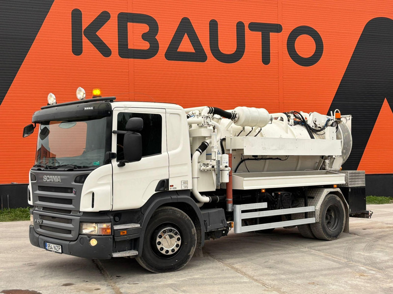 Scania P 270 4x2 J. Hvidtved Larsen tank 7000 I / vacuum Gardner Denver / pressure URACA 200 bar / 104 l/min - year 2016 - 진공 흡입 트럭 : 사진 1 Scania P 270 4x2 J. Hvidtved Larsen tank 7000 I / vacuum Gardner Denver / pressure URACA 200 bar / 104 l/min - year 2016 - 진공 흡입 트럭 : 사진 1