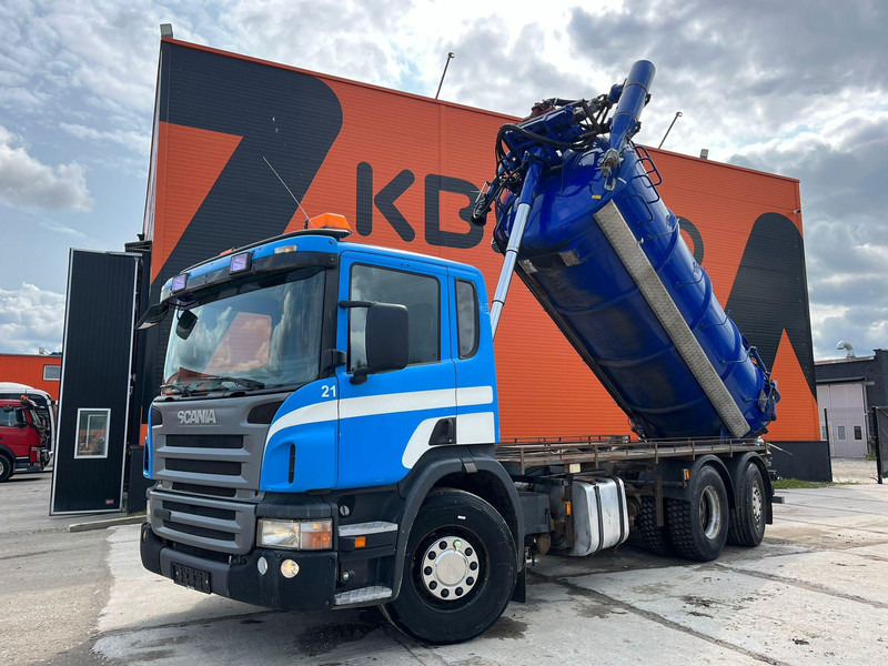 진공 흡입 트럭 Scania P 420 6x2*4 ADR TANK INTERCONSULT 14230 l / VACUUM Pagani MEC 8000 year 2017 : 사진 8