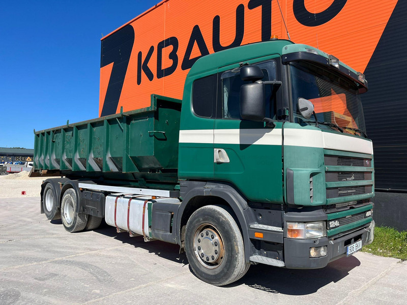 Scania R 124 400 6x2 MARREL AL 20 ton / L=5600 mm / BOX FOR SALE SEPARATELY - 후크 리프트 트럭 : 사진 4 Scania R 124 400 6x2 MARREL AL 20 ton / L=5600 mm / BOX FOR SALE SEPARATELY - 후크 리프트 트럭 : 사진 4