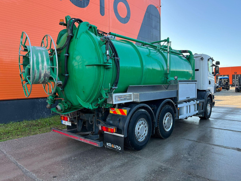 Scania R 124 6x2*4 TANK 1500 I + 13000 l / VACUUM Moro PM200 year 2015 / PRESSURE Pratissoli 500 bar / 200 l/min - 진공 흡입 트럭 : 사진 4 Scania R 124 6x2*4 TANK 1500 I + 13000 l / VACUUM Moro PM200 year 2015 / PRESSURE Pratissoli 500 bar / 200 l/min - 진공 흡입 트럭 : 사진 4