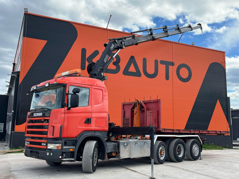 Scania R 144 8x2/4 HIAB 211EP-5 YEAR 2008 / HOOK LIFT L=5400 mm - 후크 리프트 트럭, 크레인 트럭 : 사진 1 Scania R 144 8x2/4 HIAB 211EP-5 YEAR 2008 / HOOK LIFT L=5400 mm - 후크 리프트 트럭, 크레인 트럭 : 사진 1