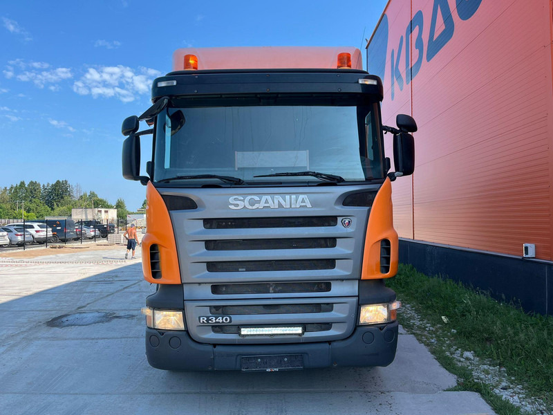 Scania R 340 6x2*4 HMF 2823-K6 + JIB / PLATFORM L=7293 mm - 드롭사이드/ 플랫베드 트럭, 크레인 트럭 : 사진 3 Scania R 340 6x2*4 HMF 2823-K6 + JIB / PLATFORM L=7293 mm - 드롭사이드/ 플랫베드 트럭, 크레인 트럭 : 사진 3