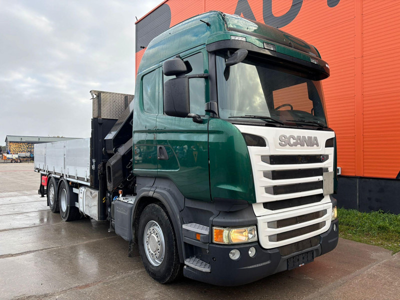 Scania R 410 6x2 HIAB 322EP-5 HIPRO / PLATFORM L=6131 mm - 드롭사이드/ 플랫베드 트럭, 크레인 트럭 : 사진 4 Scania R 410 6x2 HIAB 322EP-5 HIPRO / PLATFORM L=6131 mm - 드롭사이드/ 플랫베드 트럭, 크레인 트럭 : 사진 4