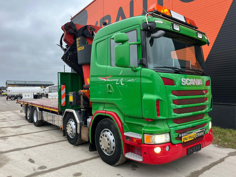 Scania R 480 8x2*6 PK 65002 + JIB / PLATFORM L=7518 mm - 드롭사이드/ 플랫베드 트럭, 크레인 트럭 : 사진 4 Scania R 480 8x2*6 PK 65002 + JIB / PLATFORM L=7518 mm - 드롭사이드/ 플랫베드 트럭, 크레인 트럭 : 사진 4