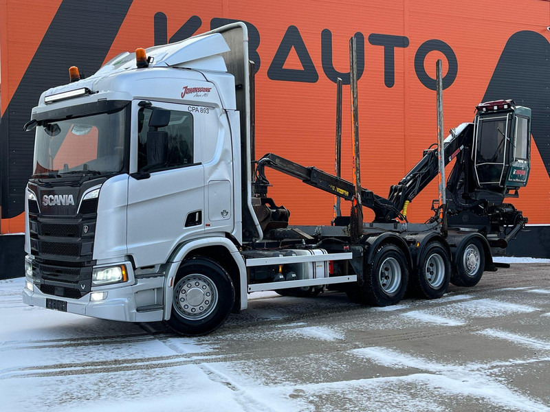 Scania R 520 8x4*4 RETARDER - 목재 트럭, 크레인 트럭 : 사진 2 Scania R 520 8x4*4 RETARDER - 목재 트럭, 크레인 트럭 : 사진 2
