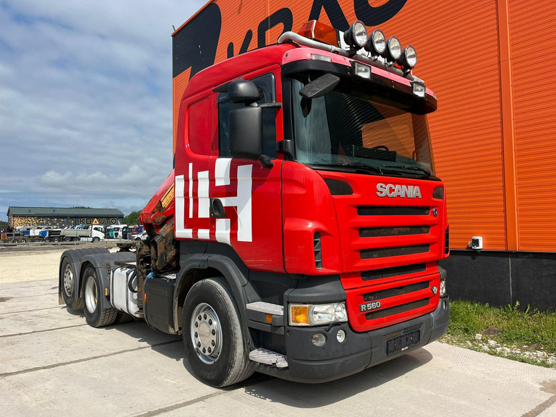 Scania R 560 6x2 HMF2220 K4 / RETARDER - 드롭사이드/ 플랫베드 트럭, 크레인 트럭 : 사진 4 Scania R 560 6x2 HMF2220 K4 / RETARDER - 드롭사이드/ 플랫베드 트럭, 크레인 트럭 : 사진 4