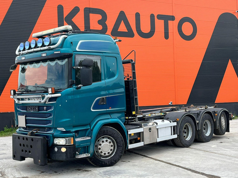 Scania R 580 8x4*4 JOAB L 24 ton / L=5750 mm - 후크 리프트 트럭 : 사진 1 Scania R 580 8x4*4 JOAB L 24 ton / L=5750 mm - 후크 리프트 트럭 : 사진 1