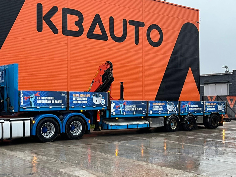 Tyllis Jumbo 3JPA PALFINGER PK23500 / PLATFORM L=9069 mm + 4419 mm - 드롭사이드/ 플랫베드 세미 트레일러 : 사진 2 Tyllis Jumbo 3JPA PALFINGER PK23500 / PLATFORM L=9069 mm + 4419 mm - 드롭사이드/ 플랫베드 세미 트레일러 : 사진 2