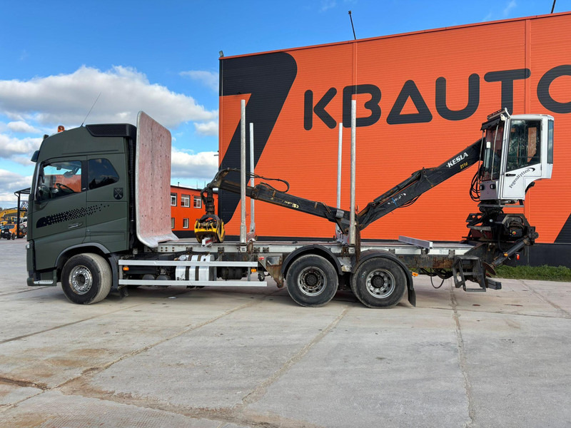 목재 트럭, 크레인 트럭 운반 물 목재 Volvo FH 16 650 6x4 Kesla 2110 / CHASSIS L=7223 mm : 사진 9