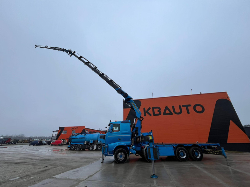 드롭사이드/ 플랫베드 트럭, 크레인 트럭 Volvo FH 16 660 8x4 PK60002 + JIB / PLATFORM L=6232 mm : 사진 9