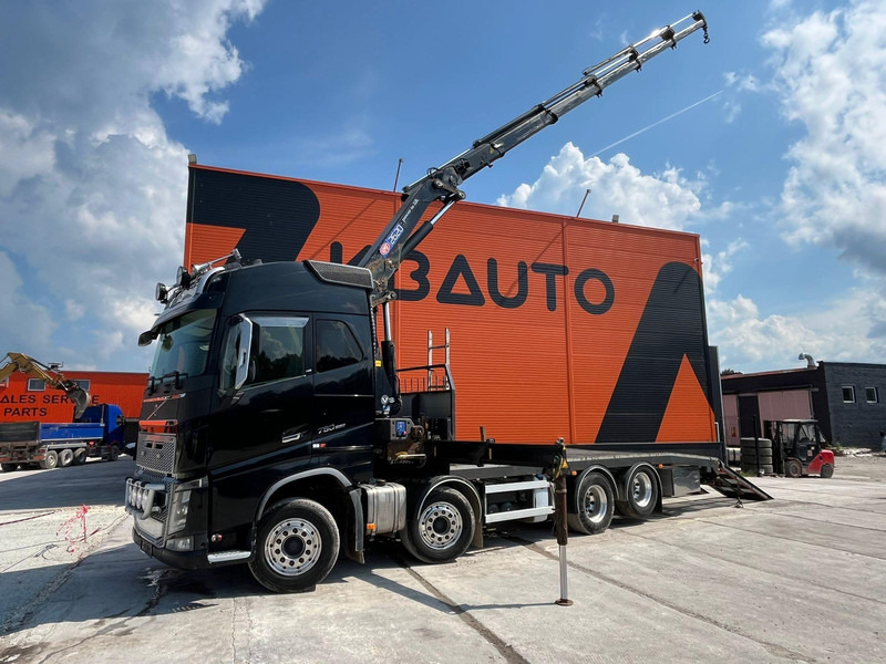 Volvo FH 16 750 8x4 HMF2620K-5 / WINCH / PLATFORM L=7100 mm - 드롭사이드/ 플랫베드 트럭, 크레인 트럭 : 사진 1 Volvo FH 16 750 8x4 HMF2620K-5 / WINCH / PLATFORM L=7100 mm - 드롭사이드/ 플랫베드 트럭, 크레인 트럭 : 사진 1