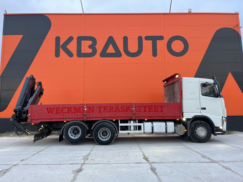 Volvo FH 440 6x2 HIAB 122D-3 / PLATFORM L=7045 mm - 드롭사이드/ 플랫베드 트럭, 크레인 트럭 : 사진 5 Volvo FH 440 6x2 HIAB 122D-3 / PLATFORM L=7045 mm - 드롭사이드/ 플랫베드 트럭, 크레인 트럭 : 사진 5