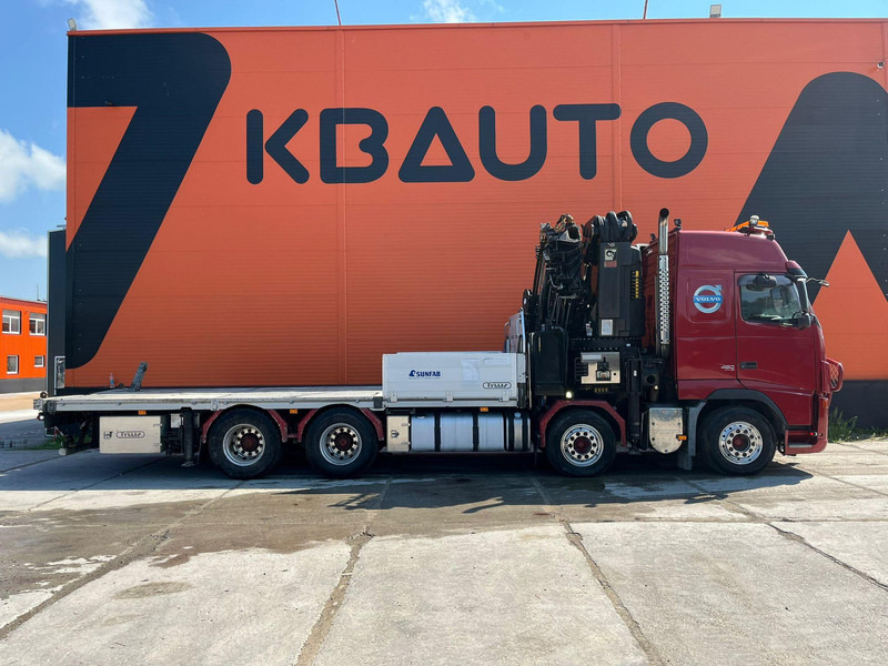 Volvo FH 480 8x4 HIAB 1055E-8 / WINCH / PLATFORM L=6928 mm - 드롭사이드/ 플랫베드 트럭, 크레인 트럭 : 사진 5 Volvo FH 480 8x4 HIAB 1055E-8 / WINCH / PLATFORM L=6928 mm - 드롭사이드/ 플랫베드 트럭, 크레인 트럭 : 사진 5