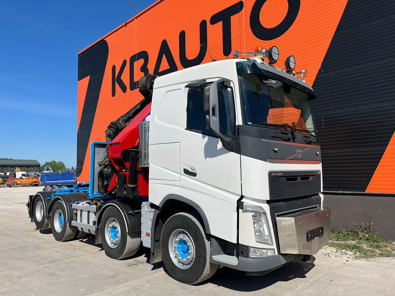 Volvo FH 500 8x2*4 HMF 6020 OK6 / JIB FJ1200 K6 / WINCH - 드롭사이드/ 플랫베드 트럭, 크레인 트럭 : 사진 4 Volvo FH 500 8x2*4 HMF 6020 OK6 / JIB FJ1200 K6 / WINCH - 드롭사이드/ 플랫베드 트럭, 크레인 트럭 : 사진 4