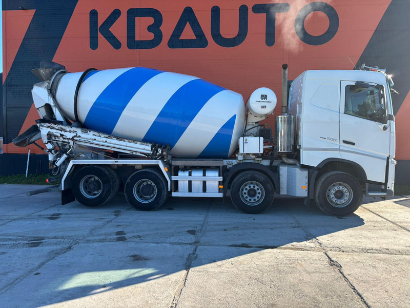 Volvo FH 500 8x4 INTERMIX 10 m3 + CHUTE / TANDEM AXLE LIFT - 콘크리트 믹서 트럭 : 사진 4 Volvo FH 500 8x4 INTERMIX 10 m3 + CHUTE / TANDEM AXLE LIFT - 콘크리트 믹서 트럭 : 사진 4