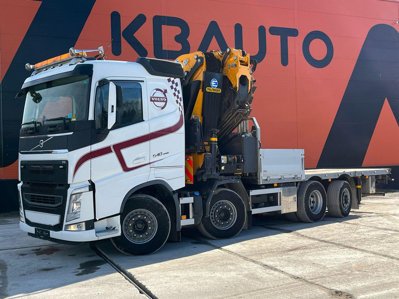 Volvo FH 540 8x2*6 EFFER 685/6S + JIB + WINCH / PLATFORM 6072-7081 mm EXTENDABLE - 드롭사이드/ 플랫베드 트럭, 크레인 트럭 : 사진 2 Volvo FH 540 8x2*6 EFFER 685/6S + JIB + WINCH / PLATFORM 6072-7081 mm EXTENDABLE - 드롭사이드/ 플랫베드 트럭, 크레인 트럭 : 사진 2