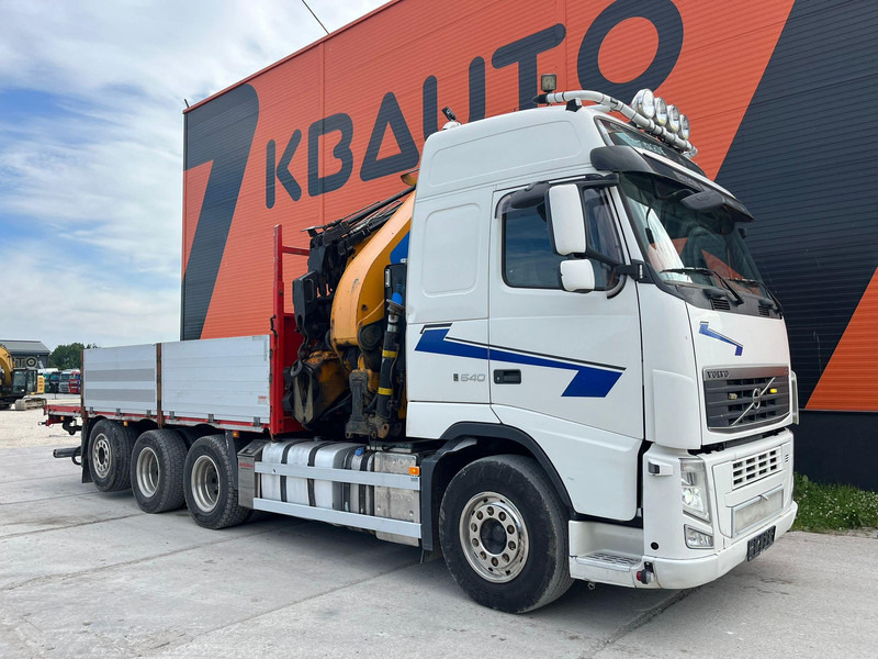 Volvo FH 540 8x4*4 EFFER 525/6S + JIB + WINCH / PLATFORM L=6216 mm - 드롭사이드/ 플랫베드 트럭, 크레인 트럭 : 사진 4 Volvo FH 540 8x4*4 EFFER 525/6S + JIB + WINCH / PLATFORM L=6216 mm - 드롭사이드/ 플랫베드 트럭, 크레인 트럭 : 사진 4