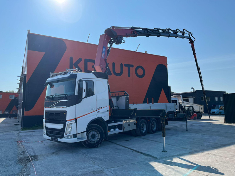 Volvo FH 540 8x4*4 HMF5020K-6 + JIB + WINCH / PLATFORM L=6508 mm - 드롭사이드/ 플랫베드 트럭, 크레인 트럭 : 사진 1 Volvo FH 540 8x4*4 HMF5020K-6 + JIB + WINCH / PLATFORM L=6508 mm - 드롭사이드/ 플랫베드 트럭, 크레인 트럭 : 사진 1