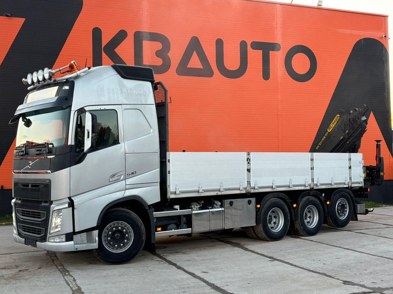 Volvo FH 540 8x4*4 PALFINGER PK 33002 EH / PLATFORM L=7049 mm - 드롭사이드/ 플랫베드 트럭, 크레인 트럭 : 사진 2 Volvo FH 540 8x4*4 PALFINGER PK 33002 EH / PLATFORM L=7049 mm - 드롭사이드/ 플랫베드 트럭, 크레인 트럭 : 사진 2