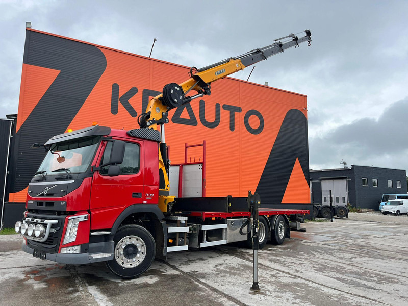Volvo FM 330 6x2*4 EFFER 215/4S / PLATFORM L=6529 mm - 드롭사이드/ 플랫베드 트럭, 크레인 트럭 : 사진 1 Volvo FM 330 6x2*4 EFFER 215/4S / PLATFORM L=6529 mm - 드롭사이드/ 플랫베드 트럭, 크레인 트럭 : 사진 1