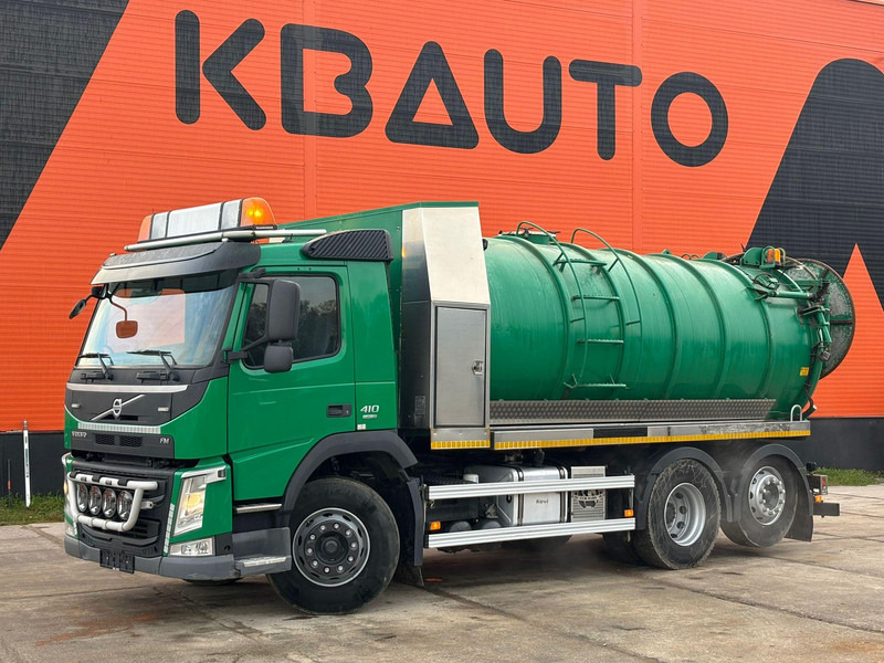 Volvo FM 410 6x2*4 EUR-MARK TANK 14000L / VACUUM Ingersoll Rand VTB.810H.MA / PRESSURE WASH - 진공 흡입 트럭 : 사진 1 Volvo FM 410 6x2*4 EUR-MARK TANK 14000L / VACUUM Ingersoll Rand VTB.810H.MA / PRESSURE WASH - 진공 흡입 트럭 : 사진 1