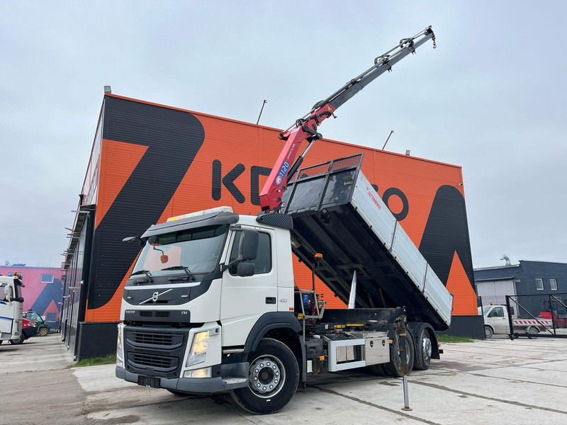 Volvo FM 410 6x2*4 HMF 1120-K4 / TIPPER BOX L=5573 mm - 덤프트럭, 크레인 트럭 : 사진 1 Volvo FM 410 6x2*4 HMF 1120-K4 / TIPPER BOX L=5573 mm - 덤프트럭, 크레인 트럭 : 사진 1