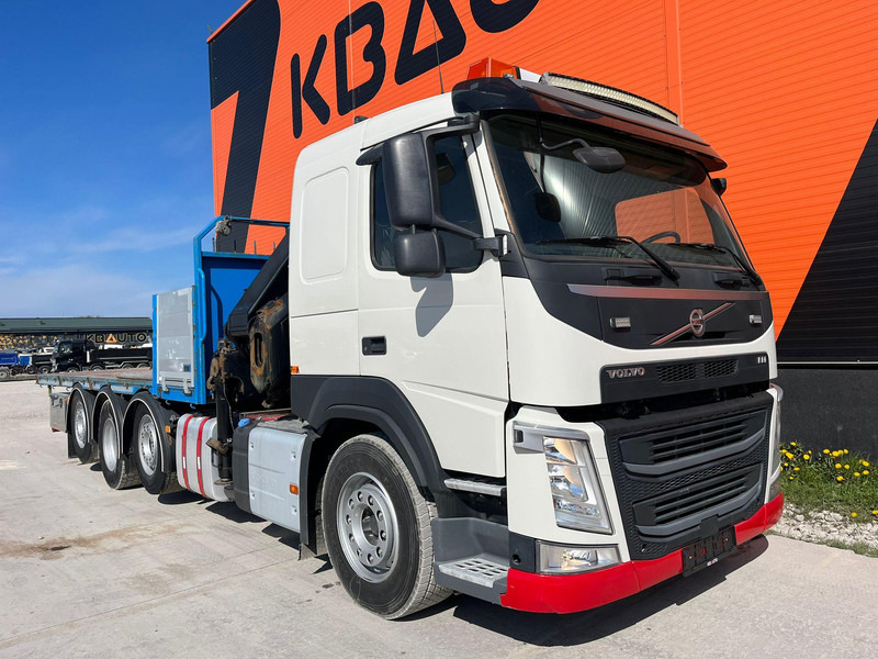 Volvo FM 460 8x2*6 HIAB 302E-6 / PLATFORM L=6721 mm - 드롭사이드/ 플랫베드 트럭, 크레인 트럭 : 사진 4 Volvo FM 460 8x2*6 HIAB 302E-6 / PLATFORM L=6721 mm - 드롭사이드/ 플랫베드 트럭, 크레인 트럭 : 사진 4