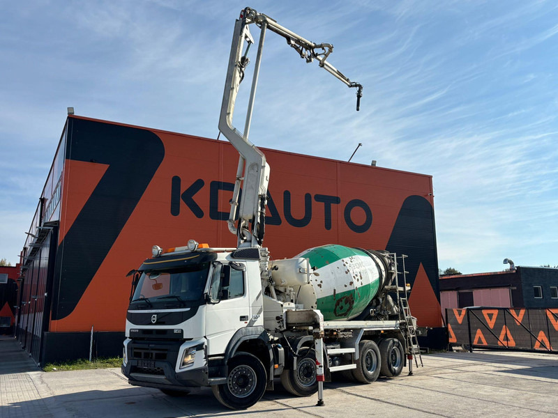 Volvo FMX 500 8x4 PUMI 24-3 - 24 m - 2303 hours / 7 m3 / FULL STEEL - 콘크리트 펌프 트럭 : 사진 1 Volvo FMX 500 8x4 PUMI 24-3 - 24 m - 2303 hours / 7 m3 / FULL STEEL - 콘크리트 펌프 트럭 : 사진 1