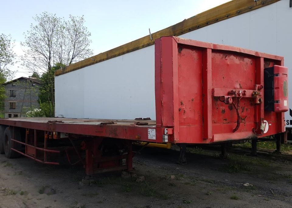 ACTM 28 M ROZSUWANA 3 OSIE SKRĘTNE ORYGINAŁ - 드롭사이드/ 플랫베드 세미 트레일러 : 사진 1 ACTM 28 M ROZSUWANA 3 OSIE SKRĘTNE ORYGINAŁ - 드롭사이드/ 플랫베드 세미 트레일러 : 사진 1