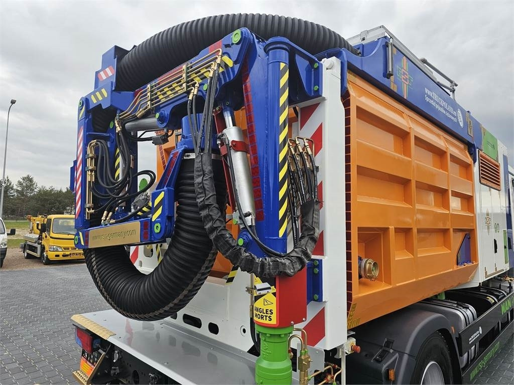 진공 흡입 트럭 MAN RSP ESE 18/4-KM Saugbagger vacuum cleaner excavato : 사진 19