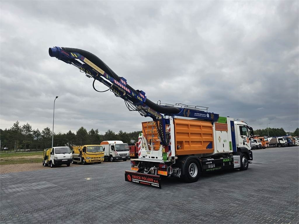 진공 흡입 트럭 MAN RSP ESE 18/4-KM Saugbagger vacuum cleaner excavato : 사진 24
